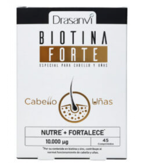 Biotina Forte 10000mcg - 45 Comprimidos - Drasanvi